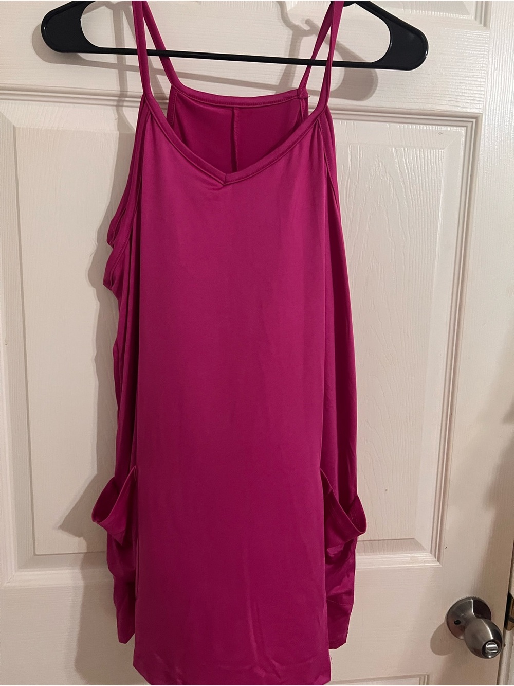 Women’s Magenta Spaghetti Strap Dress